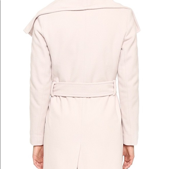 Club Monaco Blush Wrap Coat - Picture 3 of 7
